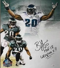 Brian Dawkins Signed 11x14 Custom Eagles Photo With Inscriptions