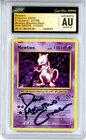 CGC Authentic Auto 10 Dan Green Mewtwo (Cracked Ice Holo) 051/108 Deck Exclusive