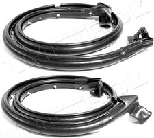 1997-2006 Jeep Wrangler Tj New Molded Door Weatherstrip Seals For 12 Doors Pr 1997-2006 Jeep Wrangler Tj New Molded Door Weatherstrip Seals For 12 Doors Pr