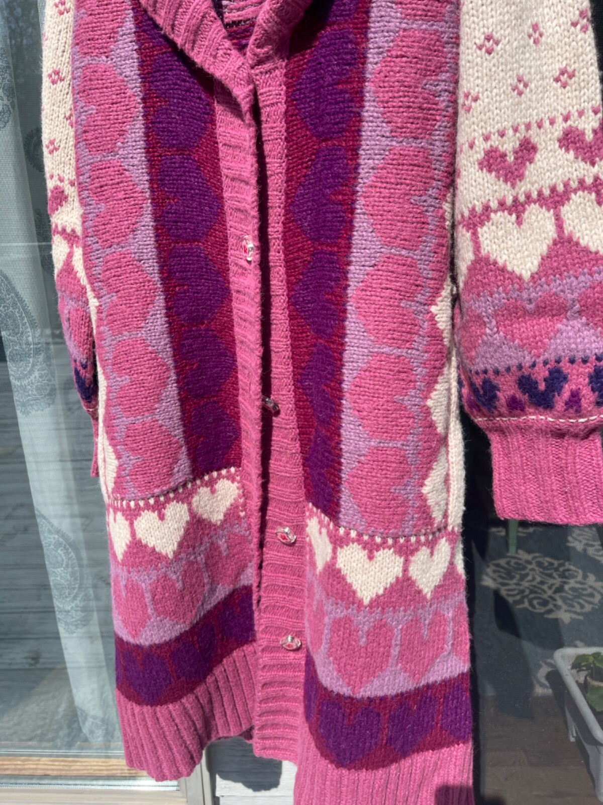 LoveShackFancy NOVA Alpaca Wool Duster Cardigan S… - image 3