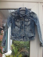 Box 15) Jennifer Design Stone Washed Ladies X Small Denim Jacket