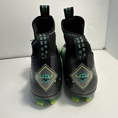 NEW Under Armour UA Spotlight Lux MC LE Slime Green Football  display picture 1