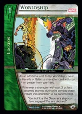 VS System: Worldship - Foil [Played] VS: Marvel Heralds of Galactus TCG CCG Clas
