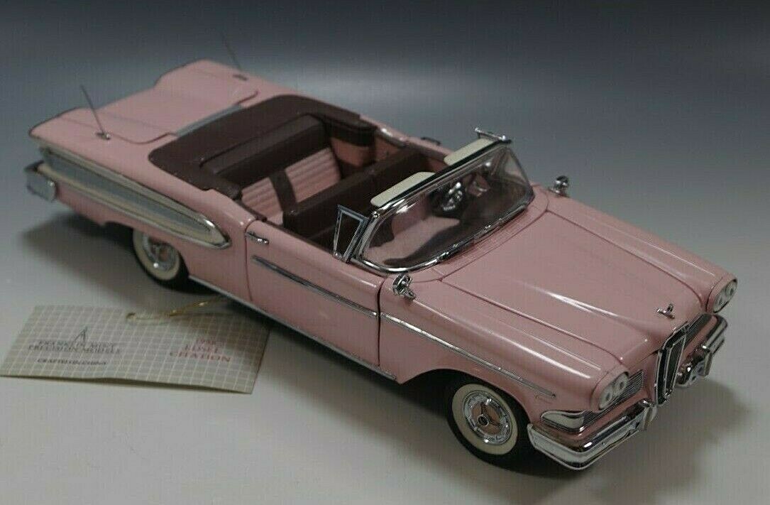 FRANKLIN MINT 1958 EDSEL CITATION DIE-CAST CAR 1:24 SCALE MINT