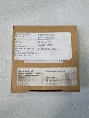 Pepperl+fuchs 71995/Z961.H / Z-System Zener Barriere Frei Schneller Versand (1)