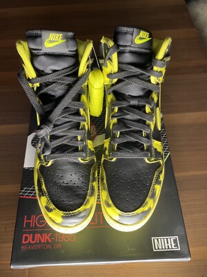 Nike Dunk HI 1985 SP Black/Yellow Strike, NEU Grösse, 44.5