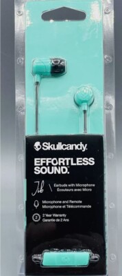 Skullcandy JIB Noise Isolating In-Ear Earbud w/Mic Miami Teal