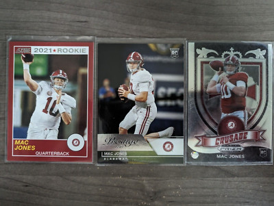 Mac Jones 2021 (3) Card Investment Lot all RCs No Dupes - Patriots