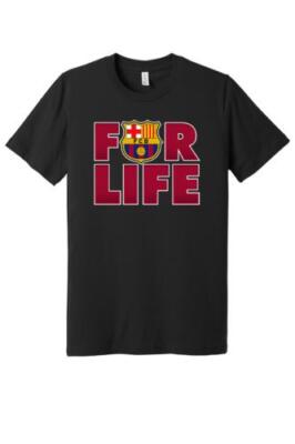 【美品】FC Barcelona シャツ Lサイズ 2枚セット FC Barcelona Soccer FOR LIFE Futbol Main logo T-shirt 6 Sizes S
