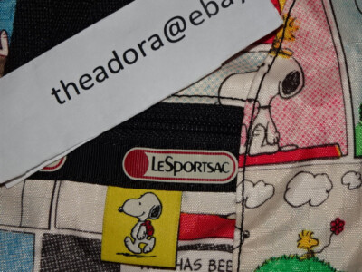 Peanuts X Lesportsac Snoopy Patchwork a backpack for  display picture 1