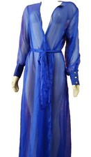 B Fyne Sheer Royal Blue Women's Swimsuit Coverup (OS) New With Tags (B2)