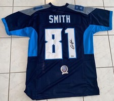 Jonnu Smith Signed Autographed Custom Tennessee Titans Jersey Beckett Wit