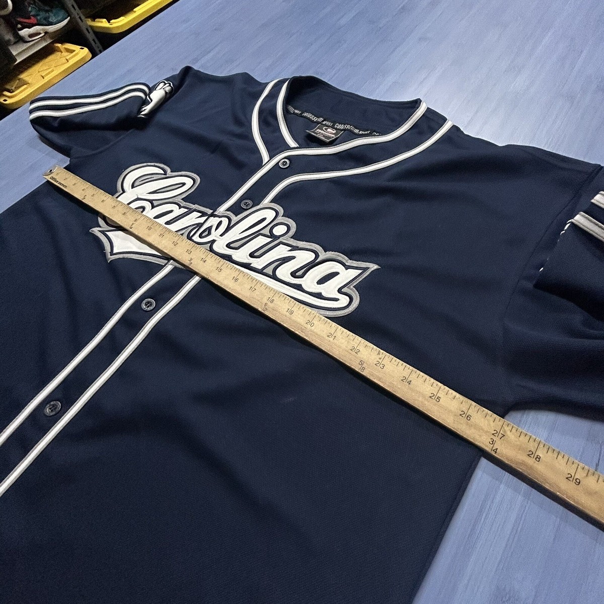 VTG YK2 COLOSSEUM NORTH CAROLINA TAR HEELS BASEBALL JERSEY