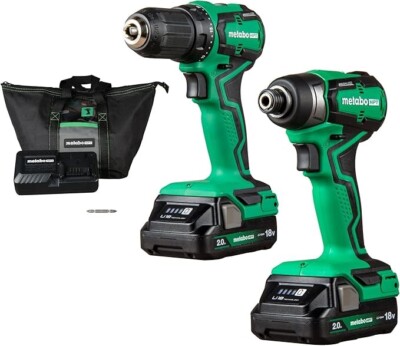 Metabo HPT 18V Sub-Compact Driver Combo Kit - KC18DDXS