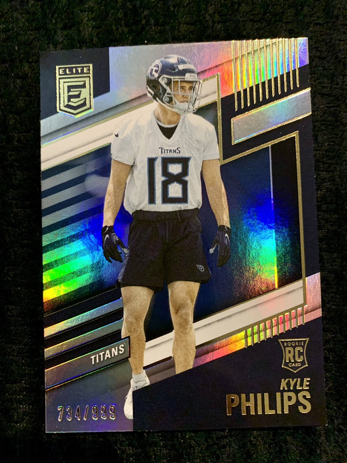 2022 Donruss Elite Football Kyle Philips SP RC /999 ~ Titans
