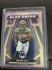 2022 Panini Mosaic Football Rooke Blue Chips Breece Hall NEW YORK JETS RC