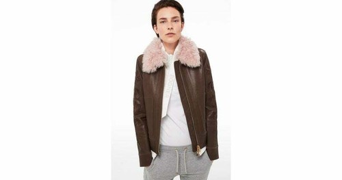 Brown Lamb Leather Jacket Nelly 