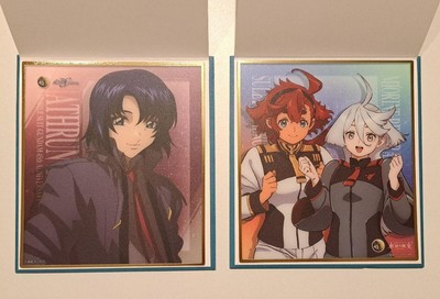 Gundam Seed Freedom Witch From Mercury Clear Colored Paper 7-Eleven Limited