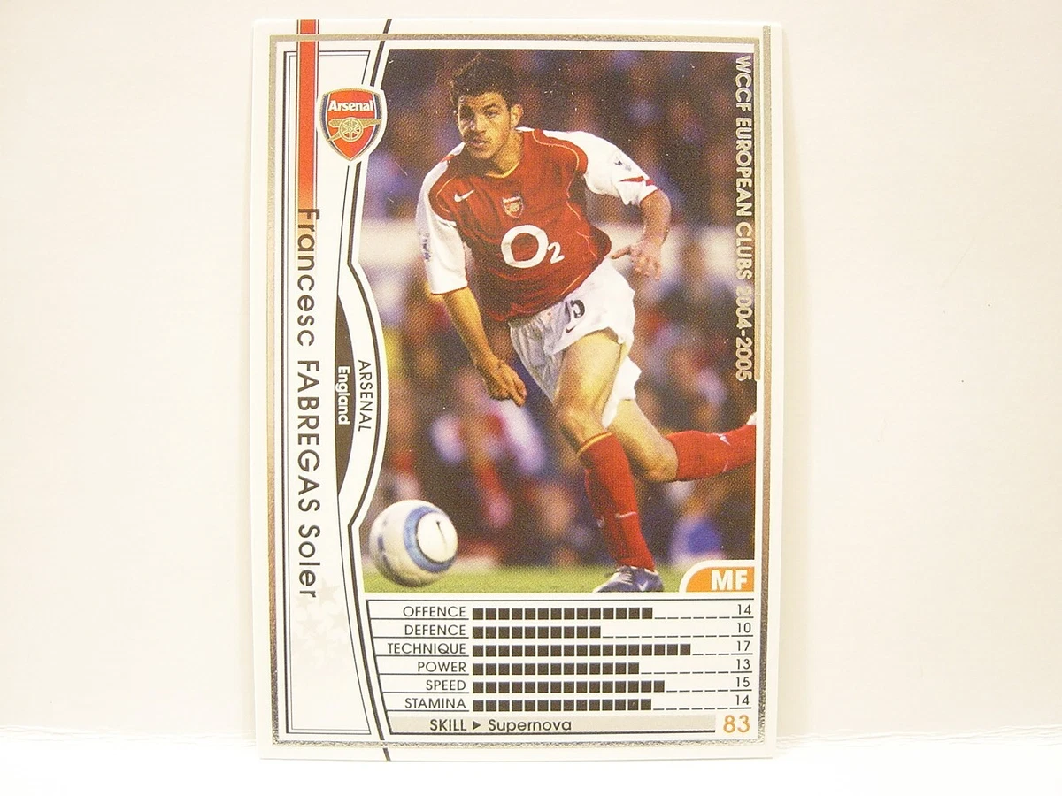 WCCF  2004～2005 2004-05 Panini WCCF European Clubs Soccer Trading Cards for sale