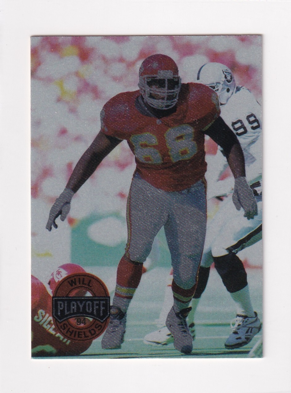 1994 Playoff Football # 47 Will Shields