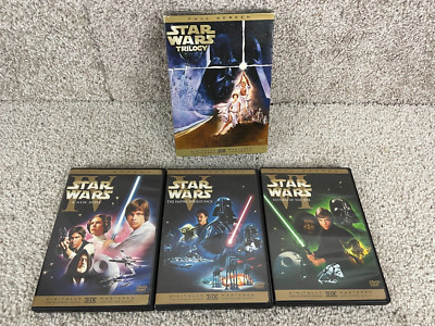 Vintage 20th Century Fox George Lucas Star Wars Trilogy 3 DVD