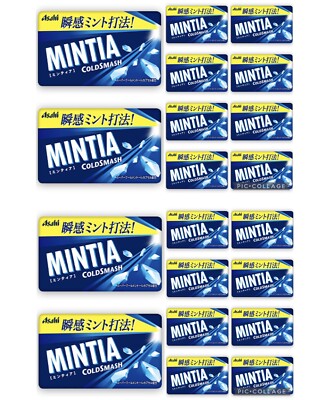 Japan Breath Mints: Asahi Mintia: Cold Smash x 20 Packs (Frisk Style)