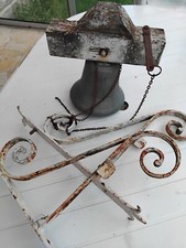 Ancienne Cloche d'Ecole, église, chapelle en bronze - school church bell