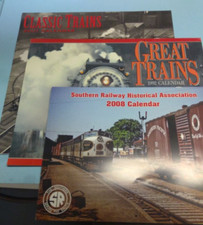 Classic Train Calendars, Set of 3