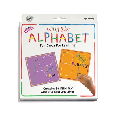 wikki stix alphabet cards set multi color ebay