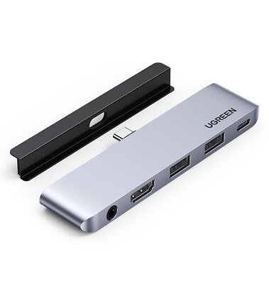 UGREEN Hub USB-C to HDMI USB-A x2 3.5mm Audio PD 100W For iPad Pro 2021/2020