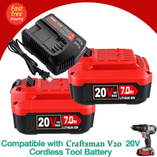 PACK For Craftsman V20 20 Volt 7AH 8.0Ah Li-ion Battery CMCB204 CMCB202 CMCB206