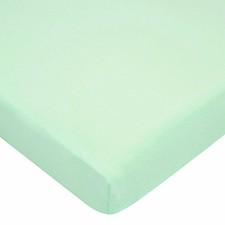 American Baby Company 100 Cotton Value Jersey Knit Fitted Portable Mini Crib Sheet Mint 656173355388 For Sale Online Ebay