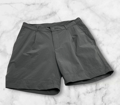 Helly Hansen Shorts Women's Medium Dark Gray Fog Quick Dry Slash Pocket