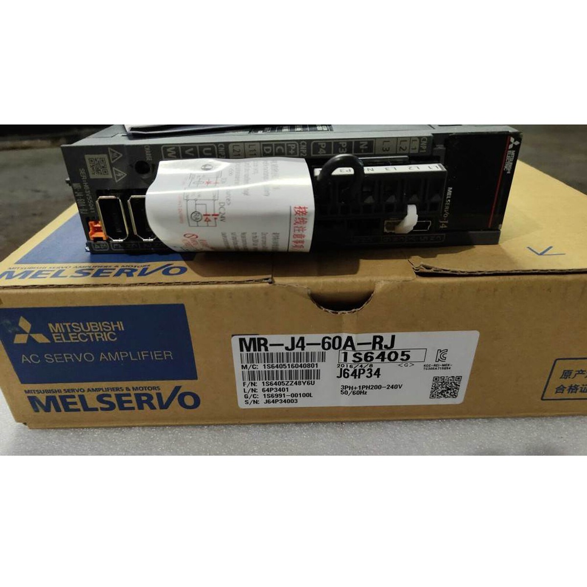 New 1PC Mitsubishi MR-J4-60A-RJ AC Servo Driver IN BOX Free New 1PC Mitsubishi MR-J4-60A-RJ AC Servo Driver IN BOX Free