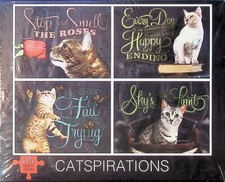 Puzzle: CATSPIRATIONS 500 Piece BRAND NEW and SEALED, Made In the USA