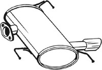 Bosal 247-009 EndschalldäMpfer FüR BMW