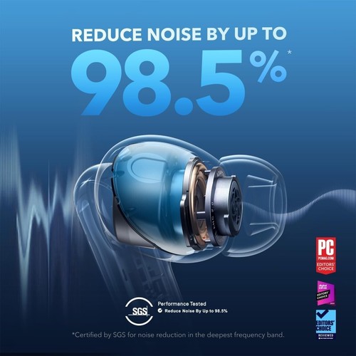 soundcore Liberty 4 NC Bluetooth-Kopfhörer mit Geräuschunterdrückung ANC Weiß - Bild 2 von 6