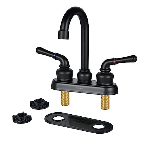 RV Bathroom Sink Faucet Matte Black RV Sink Faucet for Bathroom Faucet ...