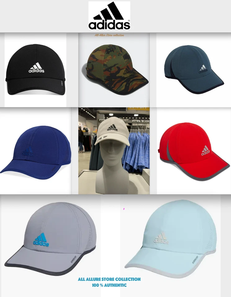 Adidas Para Hombre AEROREADY Superlite 2 Golf/Tenis Sombrero/Gorra-Cancha Verde UV 50 Foto 2 de 4