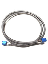 6an Nitrous Oxide Line 54 Stainless Steel Braided Blue Ends