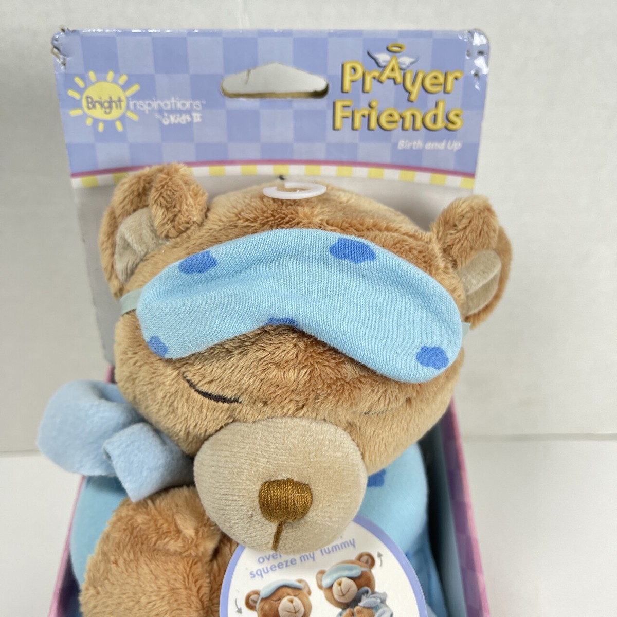 2003 Kids II BRIGHT INSPIRATIONS PRAYER FRIENDS Bear