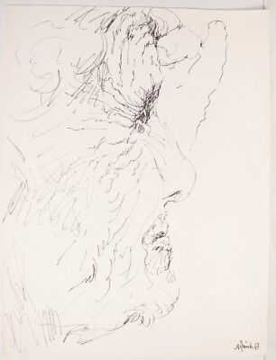 Heinz Rausch / Original Feder Zeichnung !!!!!!! / handsigniert/ 1976/3