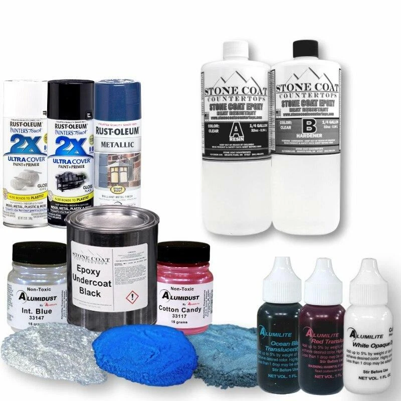 Sliced Agate Epoxy Resin Kits (Stone Coat Countertops) - DIY Countertop Resin