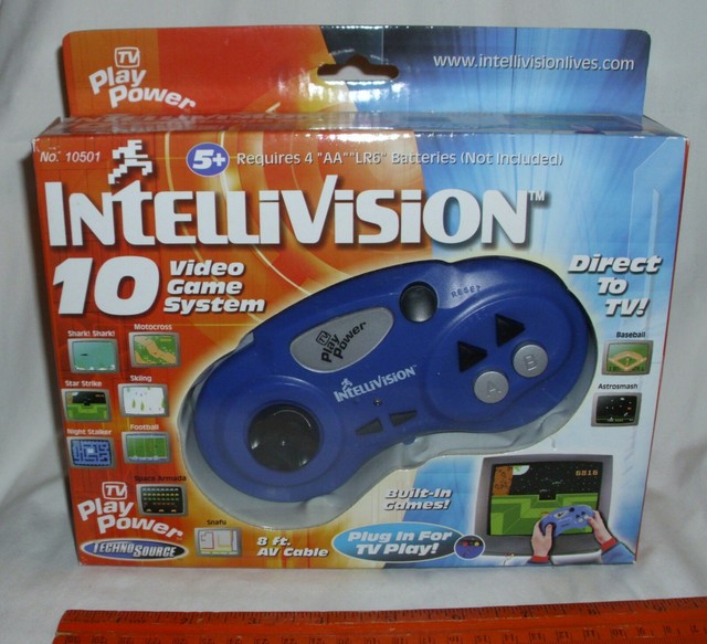 INTELLIVISION 10 VIDEO GAME SYSTEM TV POWER PLAY BOXED SEALED eBay
