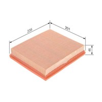 Bosch Luftfilter 1 457 433 751 FüR MERCEDES-BENZ