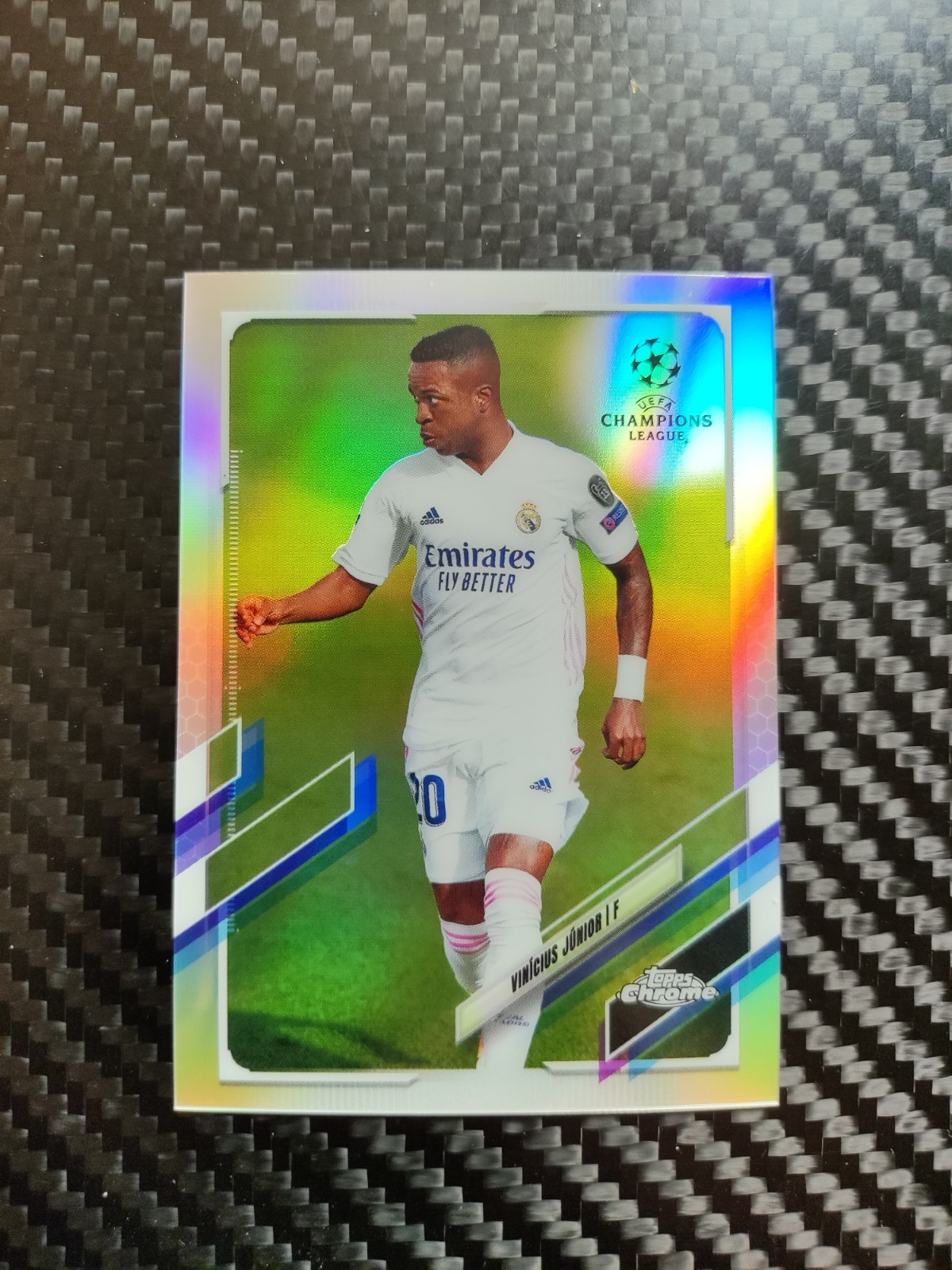 Vinicius Junior 2020-21 Topps Chrome UCL Refractor #89 Real Madrid