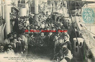 French Navy, Marine Millitaire, Le Carnot, Les Recreations du Dimanche, No 2308