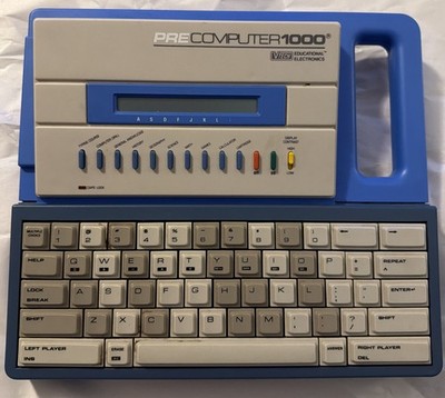 1988 VTECH Pre-Computer 1000 Programmable Educational Games W/Manual Test/Work.