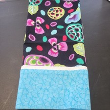 Homemade Cotton Floral themed Pillowcase - handmade, std size
