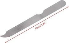 10 PCS Stainless Steel Double-Sided Metal Nail Files for Fingernails & Toenails